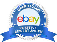 Über 162.000 positive Bewertungen auf eBay Über 162.000 positive Bewertungen auf eBay